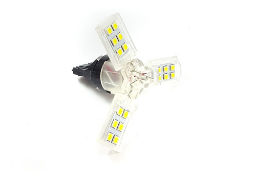 Lampara T20 Hélice 18 Led 5050 Blanca W3x16s 2 Polos Hélice