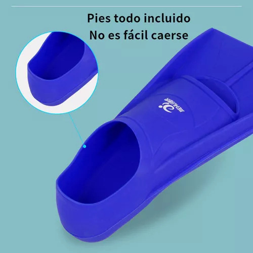Aletas Cortas De Silicona For Nadar Y Bucear For Niñas Yn