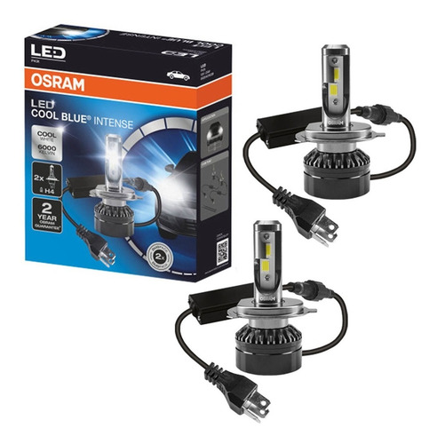 Imagen 1 de 7 de Par Lamparas H4 Led Osram Cool Blue Intense 6000k Cree