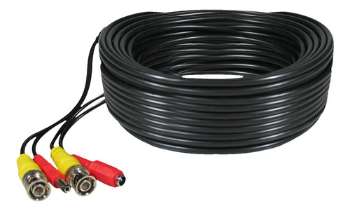 Cable Siames 20 Metros Para Camaras Seguridad Cctv Bnc Video