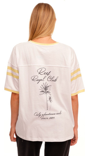 Remera Reef Palms Stripe - Mujer