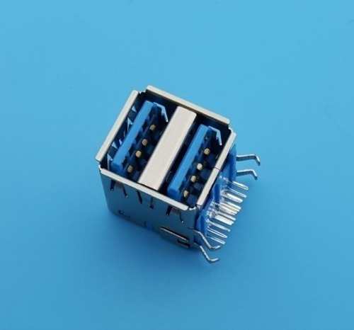 Puerto Usb 3.0 Dual A Pcb 90 Grados Pack De 10 Piezas