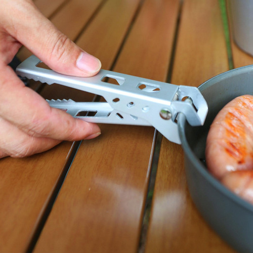 2 X 2 Piezas Pinzas Portátiles Para Sartén De Camping