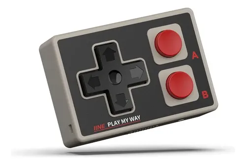 /mini Retro Controller Controlador Portátil Multiplataforma Classic Grey