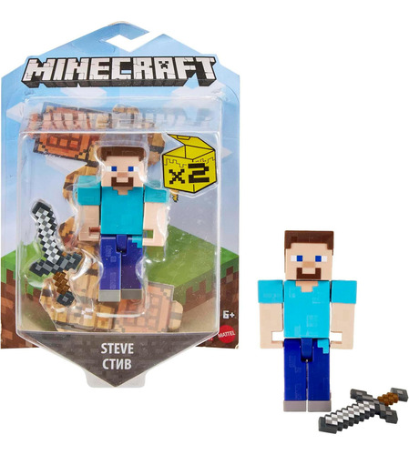 Figuras De Sortimento Mattel Minecraft Craft-a-block, Person