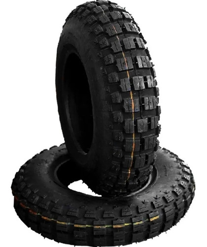 Kit Juego Cubiertas Moto 3.50 10 Hf203 Duro Dax St Day 70