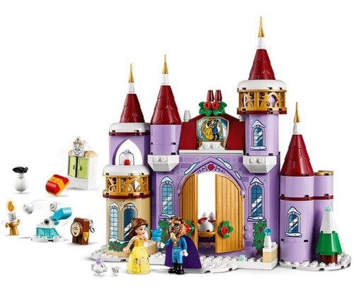 Lego Disney Celebracao De Inverno No Castelo Da Bela 43180