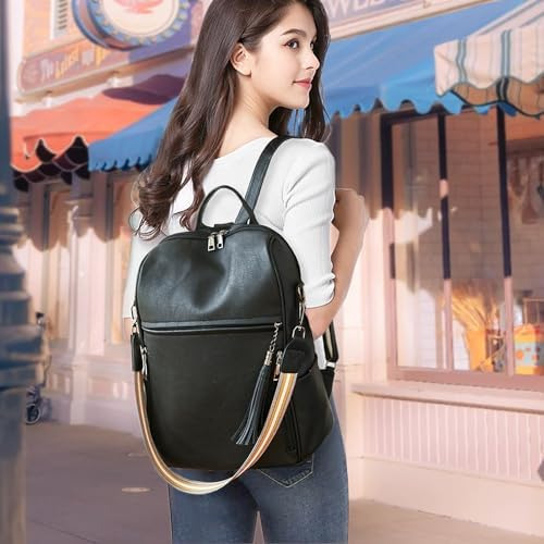 Sursee Mochila Monederos Para Mujer Pu Cuero Satchel Bolsos