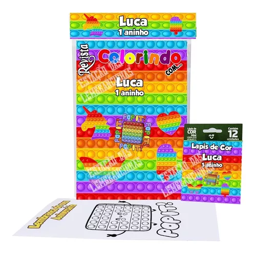 Kit 10 Livrinho para colorir Pokemon Revistinha de colorir Lembrancinha  personalizada Festa infantil Atividades para Pintar (Capa Tipo 2)