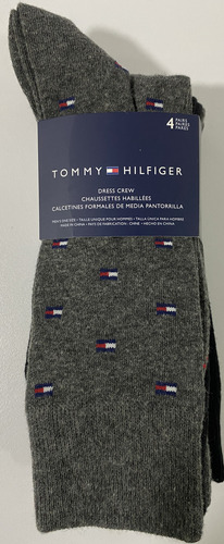 Medias Tommy Hilfiger Vestir Paq X4 Talla Unica 100% Orig