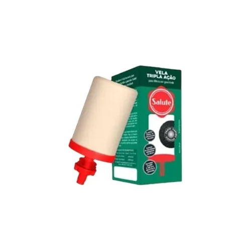 Vela P/filtro De Barro Tripla Ação Salute - 2 Unidades