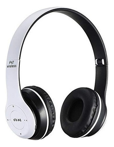 Auriculares Deportivos Inalámbricos Bluetooth P47 Color Blanco