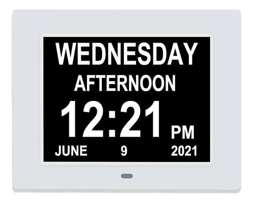 Reloj Digital Con Calendario De Da Con Atenuacin Automtica,