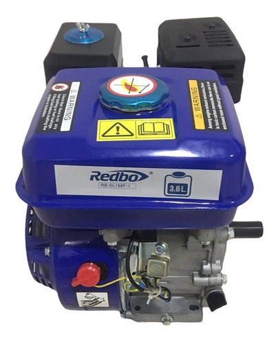 Motor Gasolina 6.5 Hp Redbo 4 Tempos