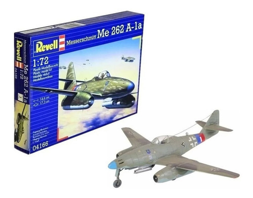 Avión Revell 04166 Messerschmitt Me 262 A-1a 1/72 56 piezas