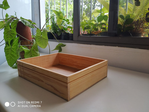 Imagen 9 de 9 de Cajas De Madera Con Tapa De Vidrio Tapa De Madera Arreglos