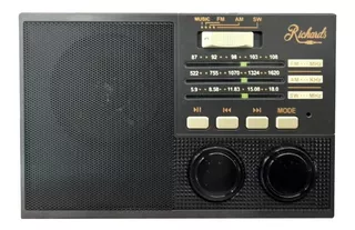 Radio Portátil Richards Classic Bluetooth, Panel Solar, Fm/a