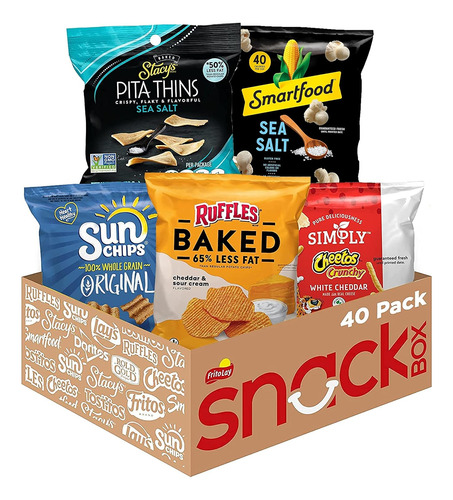 Snacks Pack De 40 Unidades Frito-lay - Kg a $5322