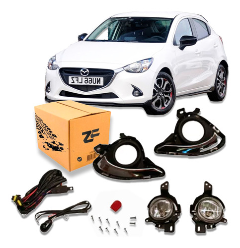 Neblineros Mazda 2 2016/2020 Kit Completo