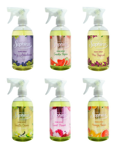 Imagen 3 de 3 de Home Spray X 500ml Saphirus - B.g.aromas