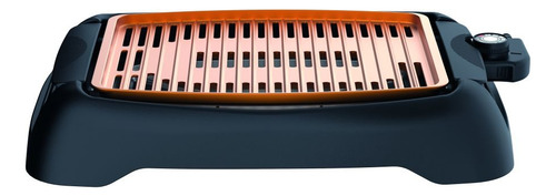 Parrilla Electrica Grill Antiadherente Ceramica Winco W2015 Color Negro