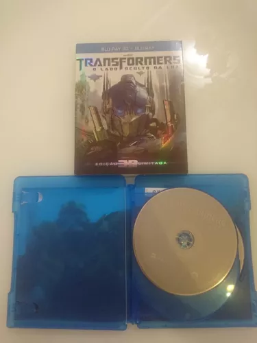 Blu-ray 3d + Blu-ray Transformers O Lado Oculto Da Lua