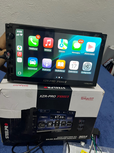 Doble Din Carplay Y Androidauto Steelpro Ri (Usado)