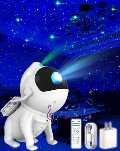 Proyector Luz Nocturna Diseño Galaxia Espacial Para Perro Sa