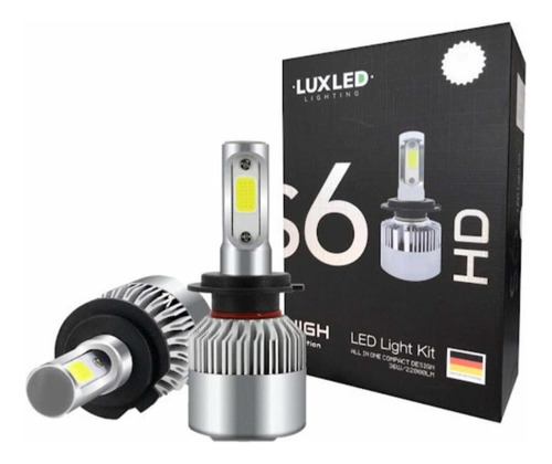 Kit Focos Led S6 Hd Auto Moto Tecnología Alemana H7