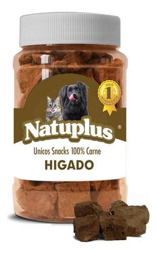 Snacks Saludables Natuplus Higado Liofilizado X 500 Ml