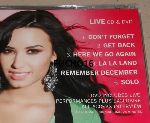 Demi Lovato - Cd+dvd Walmart Soundcheck Original Importado