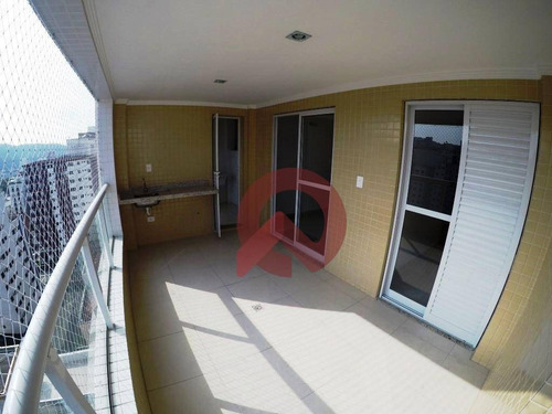Imagem 13 de 26 de Apartamento Com 3 Dormitórios À Venda, 104 M² Por R$ 600.000,00 - Canto Do Forte - Praia Grande/sp - Ap2405