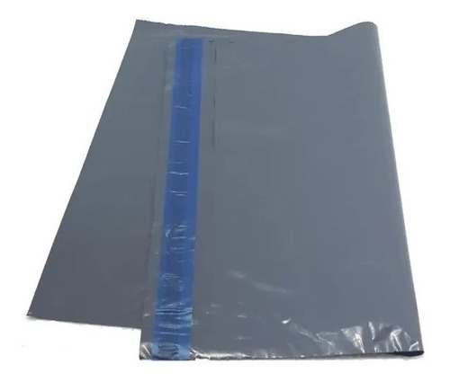 Envelope Plástico Cinza Correio Segurança Lacre 70x60 25 Un