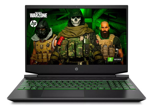 Hp 15ec1025la Ryzen 5 Ram24 Gb Ssd256+480 Gtx1050(3gb) Gamer Negro/verde (Usado)
