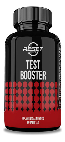Reset Nutrition Test Booster Potencializador para hombres Tongkat Ali 60 tabletas Hecho en USA
