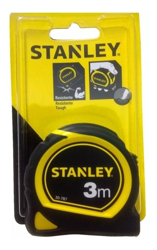 Imagen 1 de 3 de Cinta Métrica Stanley Industrial Reforzada 3m Metros