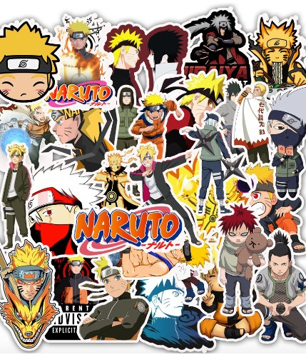 50 Stickers Naruto