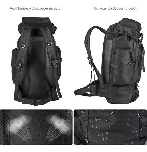 Mochila De 80 Litros, Bolsa Para Acampar, Campismo, Caminata