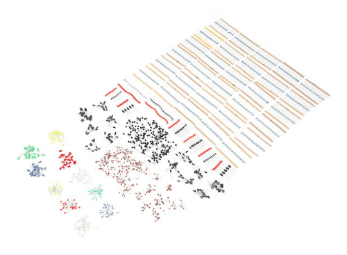 Kit De Componentes Electrónicos De Diodos Led Y Resistencias