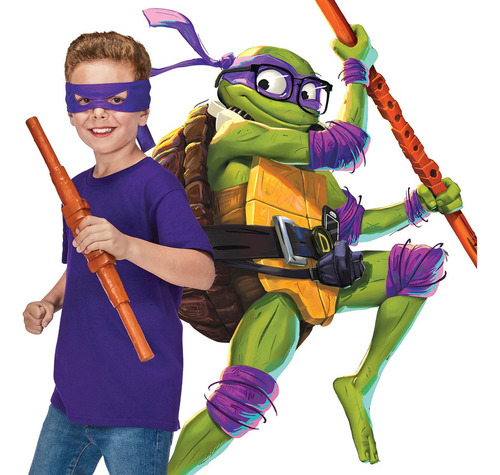 Antifaz Y Accesorios Bandai De Donatello Turtles Mutant
