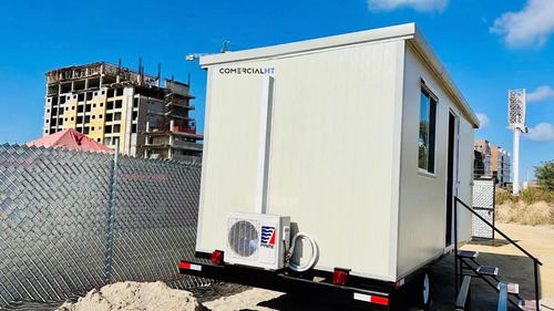 Caseta Móvil Remolque, Oficina Móvil 8x24 - Con Baño Y Priv.