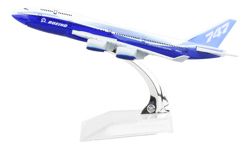 24-hours Boeing 747 Modelo Avion Aleacion Metal Fundido