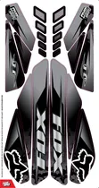 Comprar Kit Graficos Calcomania Fox Gris Para Moto Bera Sbr
