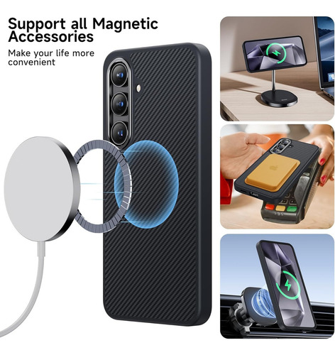 Case Benks Armorpro Kevlar (mag) Para Galaxy S24 Normal
