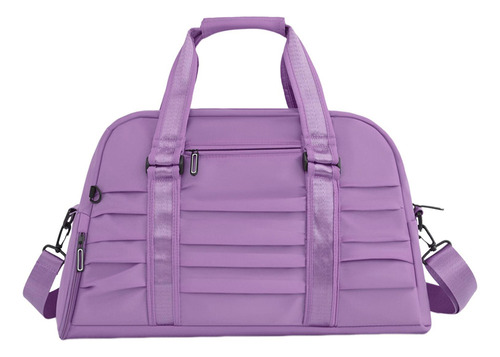 Bolsa De Deporte Para Gimnasio, Bolsa De Lona Púrpura Claro