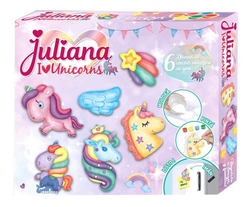 Juliana Disena Tu Unicornio En Iman Y Yeso Jeg Sisjul002