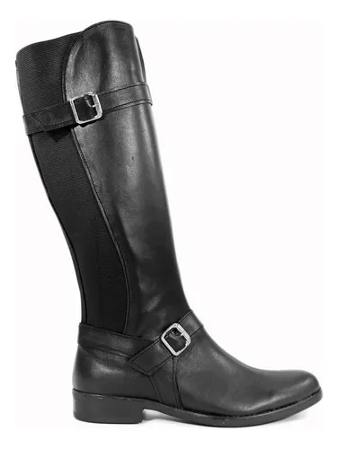 Botas De Montar Mujer Ca a Alta Cuero Vacuno Elastico Hot Rimini