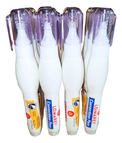 Corrector Liquido Tipo Pluma Paquete 12 Pzas 6 Cajas Mayoreo
