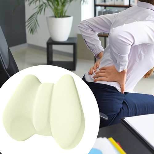 Almohada De Soporte Lumbar De Cojín, Espuma De Beige