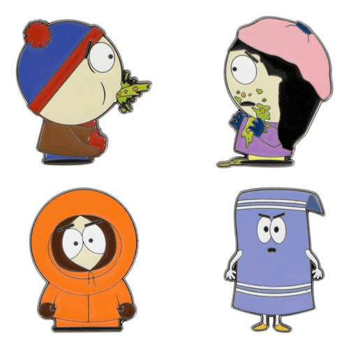 Pin Kit 4 Piezas South Park Personajes Geek Industry